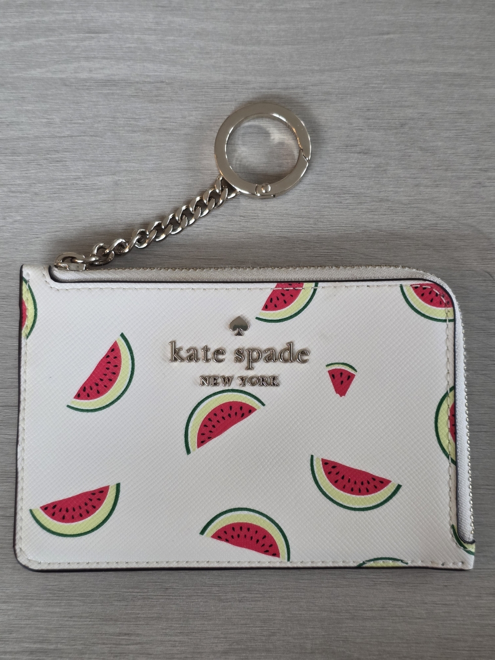 Kate Spade New York Watermelon Cardholder Keychain